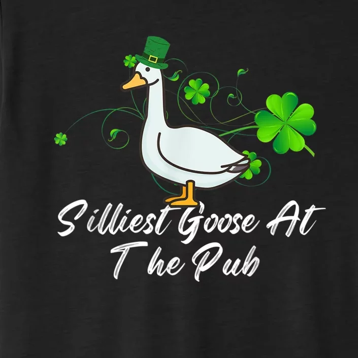 Silliest Goose At The Pub St. Patrick’s Day ChromaSoft Performance T-Shirt