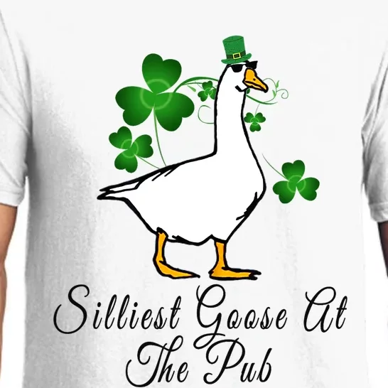 Silliest Goose At The Pub Funny St. Patrick’s Day Pajama Set