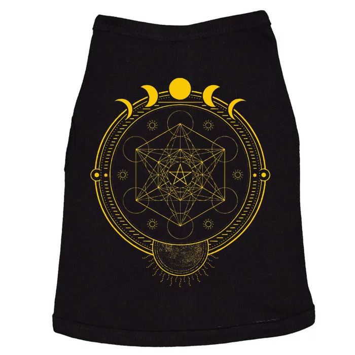 Sacred Geometry And Metatron Cube Pagan Doggie Tank