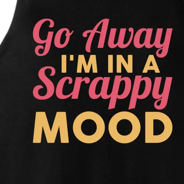 Scrapbook Go Away Scrappy Mood Scrapbooking Gift Ladies Tri-Blend Wicking Tank