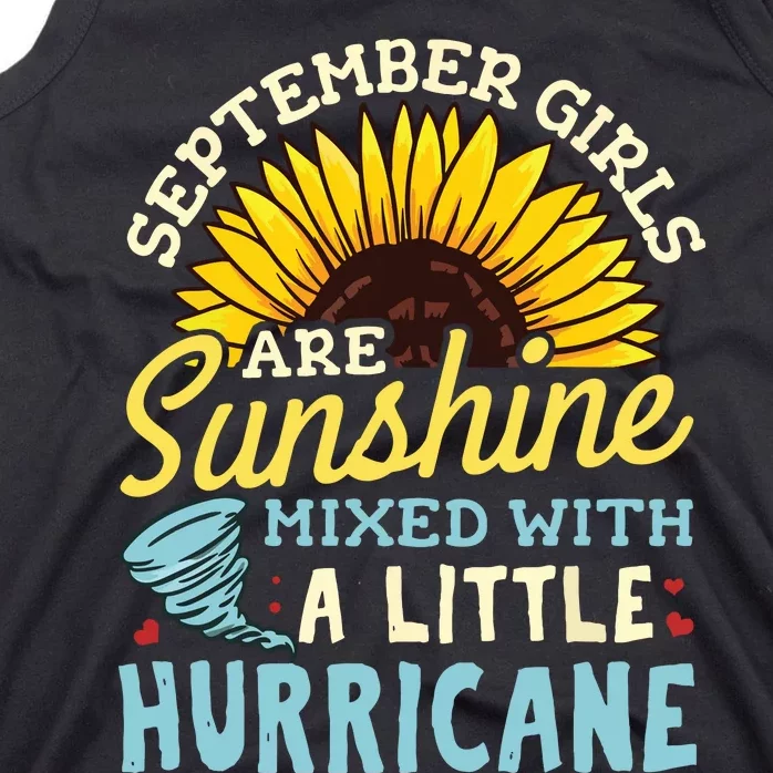 September Girl Birthday Tank Top