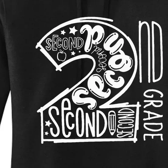 Second Grade Back To School 2nd Grade Teachers Women's Pullover Hoodie