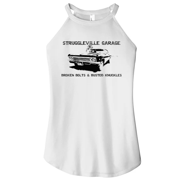 Struggleville Garage Broken Bolts & Busted Knuckles Women’s Perfect Tri Rocker Tank