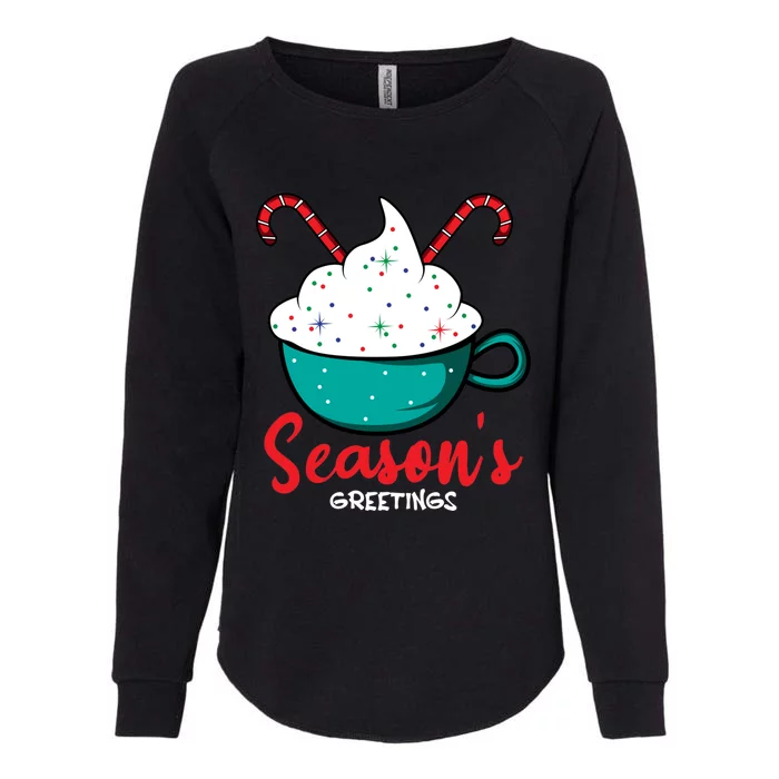 Season Greetings Baker Funny Gift Womens California Wash Sweatshirt