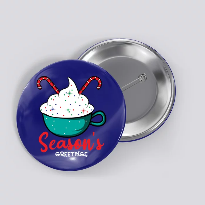 Season Greetings Baker Funny Gift Button