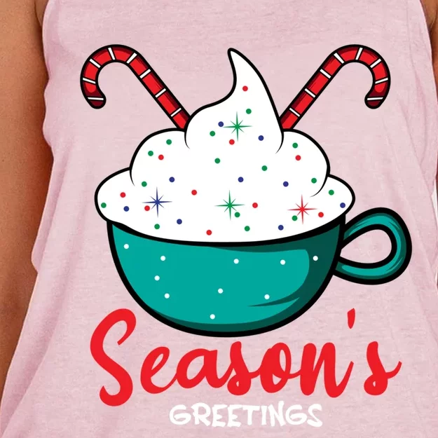 Season Greetings Baker Funny Gift Women's Knotted Racerback Tank