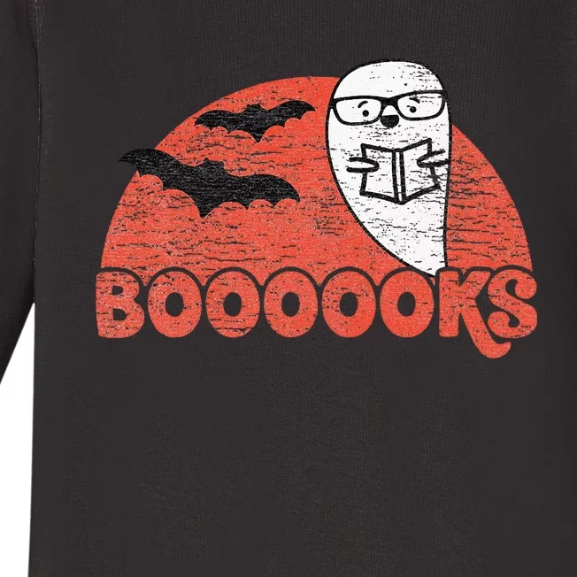 Spooky Ghost Books for Halloween Classroom Baby Long Sleeve Bodysuit