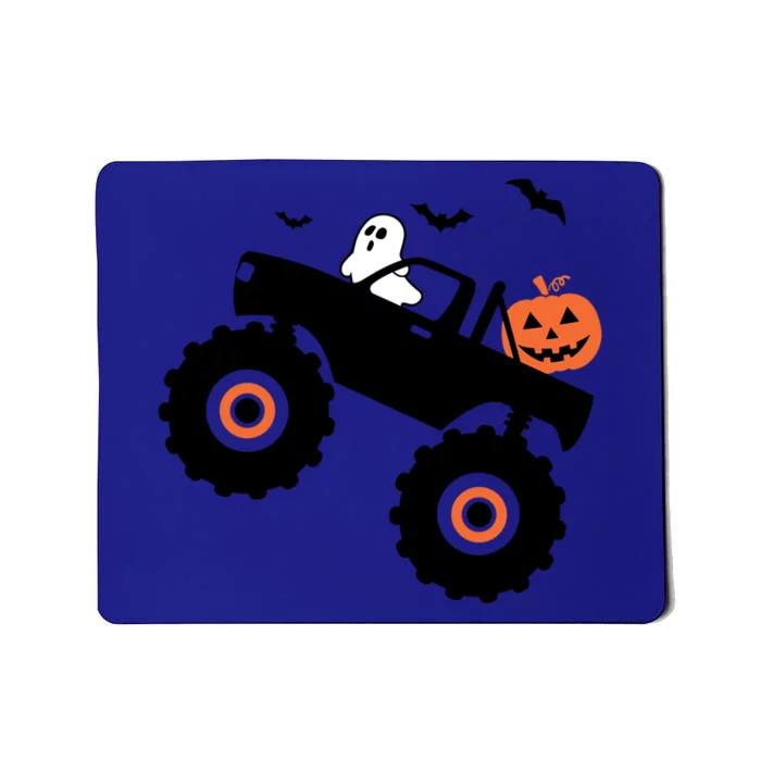 Spooky Ghost Bats Jack O Lantern Monster Truck Halloween Cute Gift Mousepad