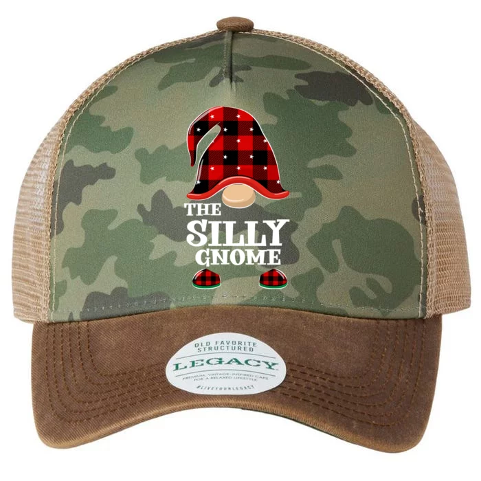 Silly Gnome Buffalo Plaid Funny Christmas Matching Family Great Gift Legacy Tie Dye Trucker Hat