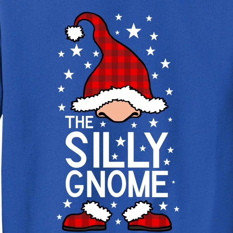 Silly Gnome Buffalo Plaid Matching Family Christmas Pajama Meaningful Gift Tall Sweatshirt