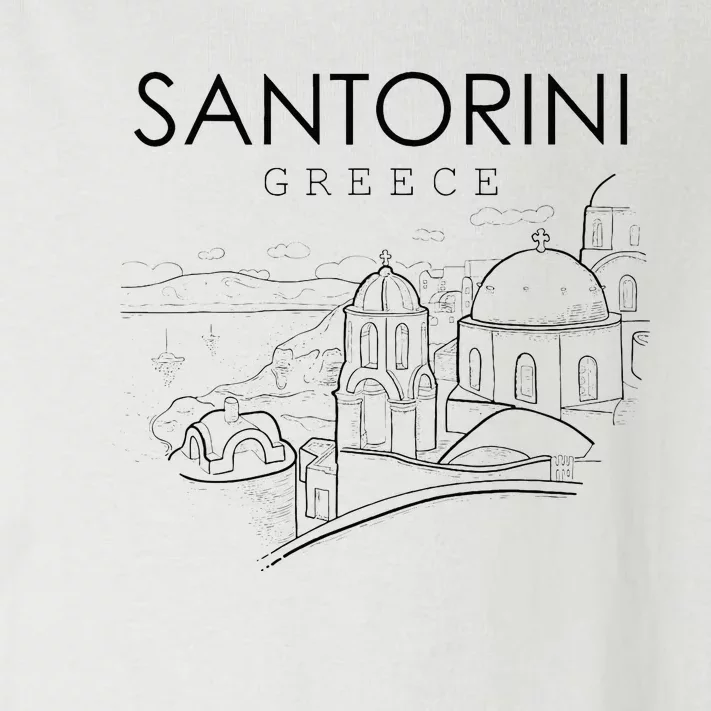 Santorini Greece Beach Graphic Ellada Greek Family Toddler Long Sleeve Shirt