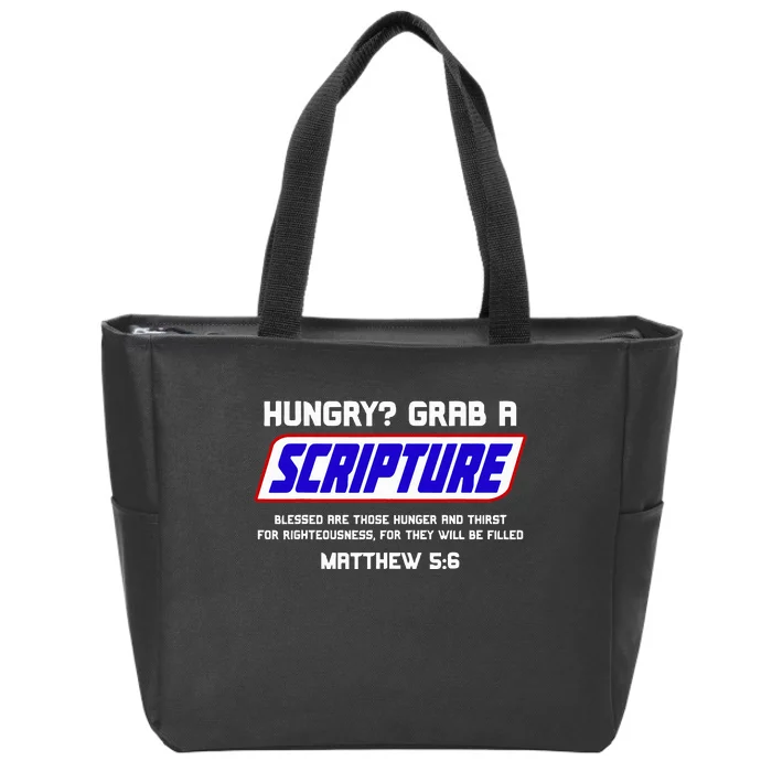 Scripture Gifts Bible Verse Famous Scriptures Quote Zip Tote Bag