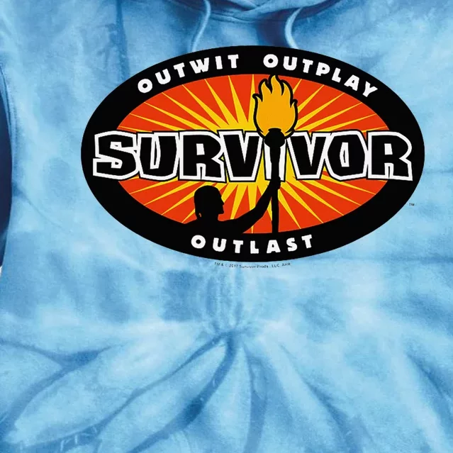 Survivor Gold Burst Tie Dye Hoodie