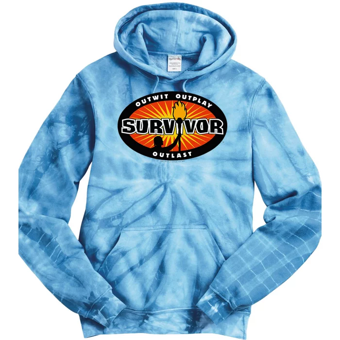 Survivor Gold Burst Tie Dye Hoodie