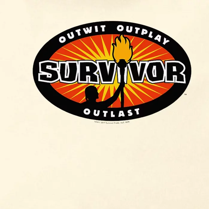 Survivor Gold Burst Zip Tote Bag