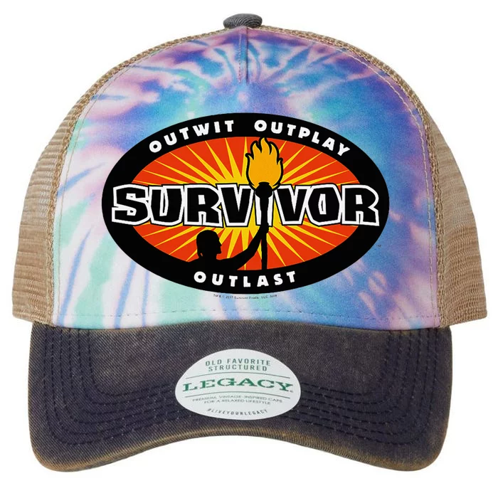 Survivor Gold Burst Legacy Tie Dye Trucker Hat