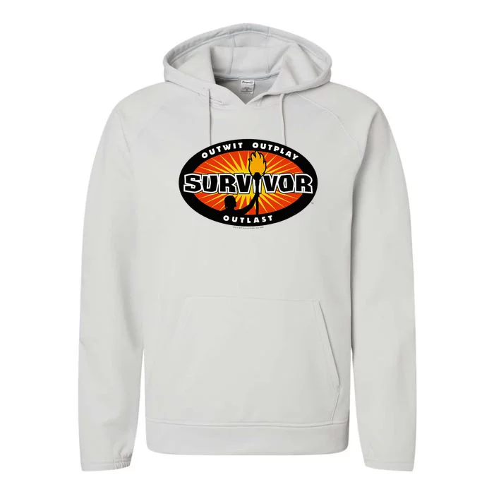 Survivor Gold Burst Performance Fleece Hoodie