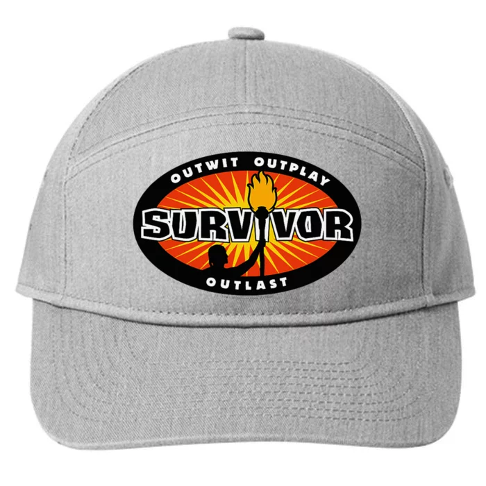 Survivor Gold Burst 7-Panel Snapback Hat