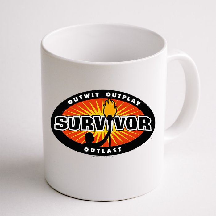 Survivor Gold Burst Front & Back Coffee Mug