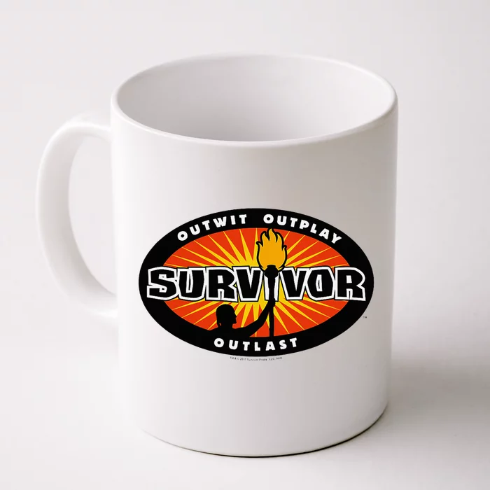 Survivor Gold Burst Front & Back Coffee Mug