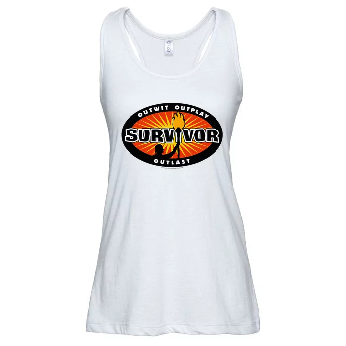 Survivor Gold Burst Ladies Essential Flowy Tank