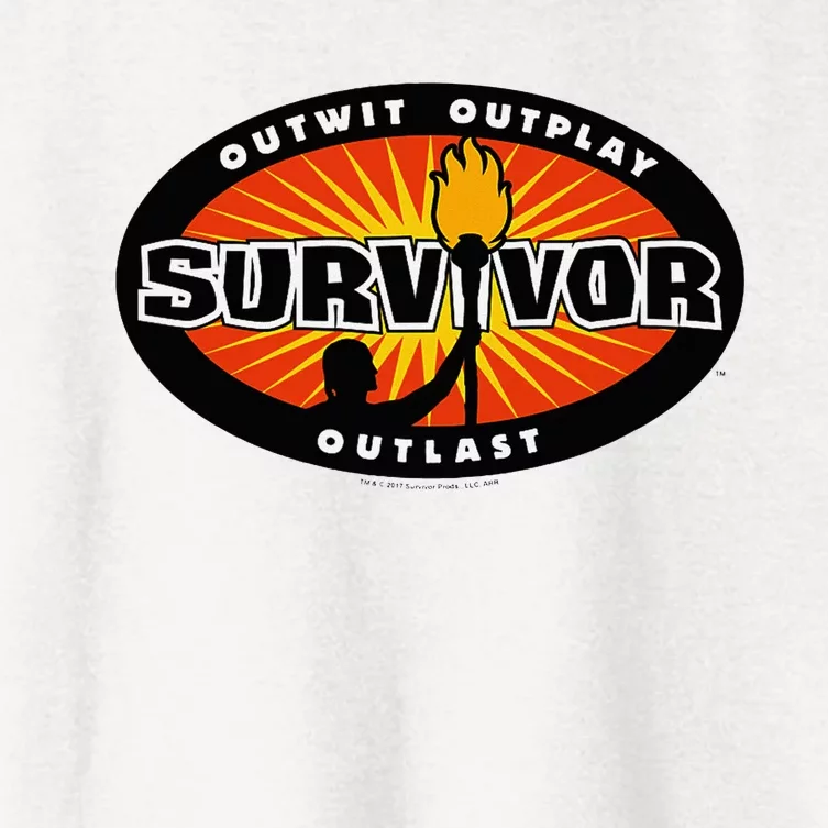 Survivor Gold Burst Women's Crop Top Tee