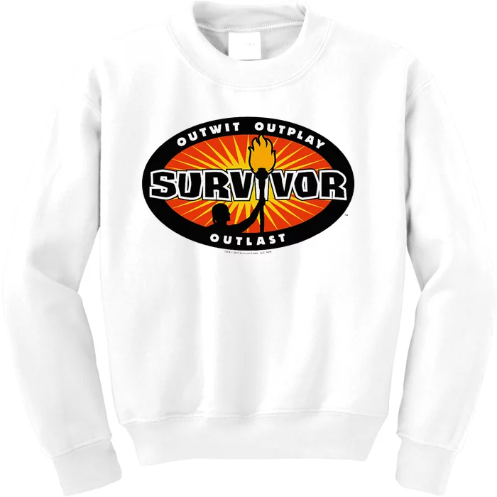 Survivor Gold Burst Kids Sweatshirt