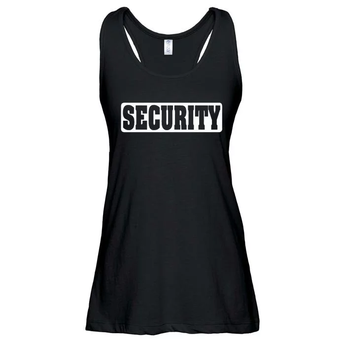 Security Guard Costume Security Officer Ladies Essential Flowy Tank