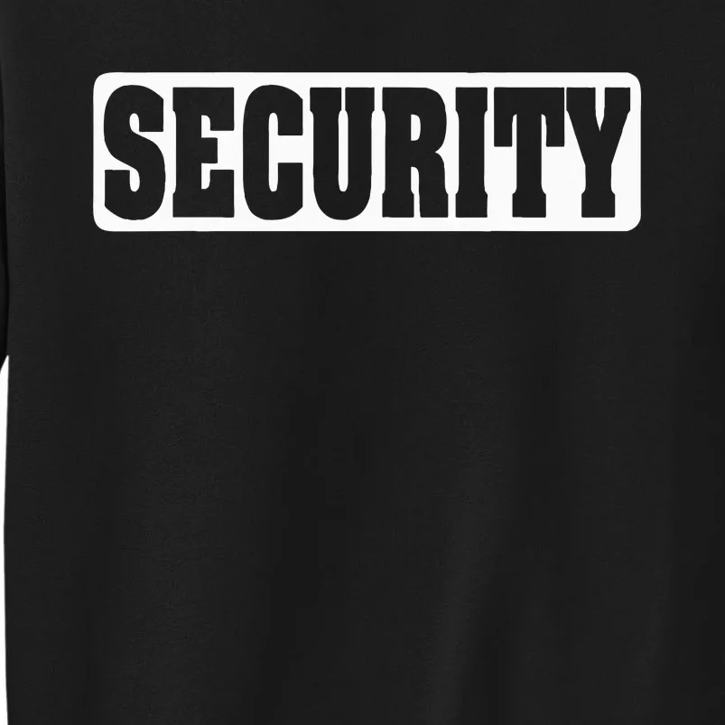 Security Guard Costume Security Officer Tall Sweatshirt