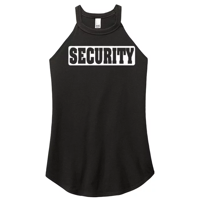 Security Guard Costume Security Officer Women’s Perfect Tri Rocker Tank