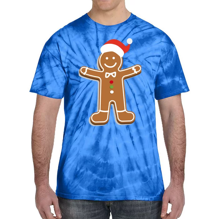 Santa Gingerbread Cookie Cute Funny Gift Tie-Dye T-Shirt