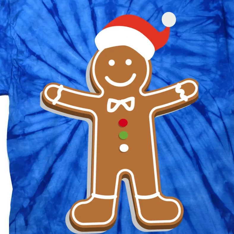 Santa Gingerbread Cookie Cute Funny Gift Tie-Dye T-Shirt