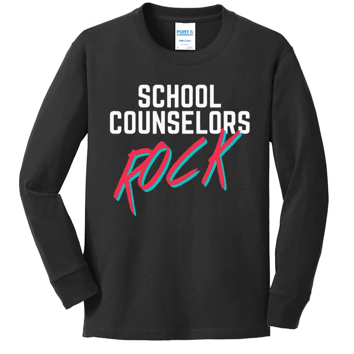 School Guidance Counselor Appreciation Back to School Kids Long Sleeve Shirt