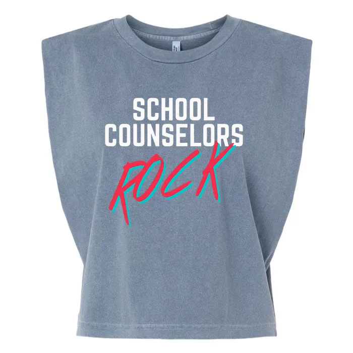 School Guidance Counselor Appreciation Back to School Garment-Dyed Women's Muscle Tee