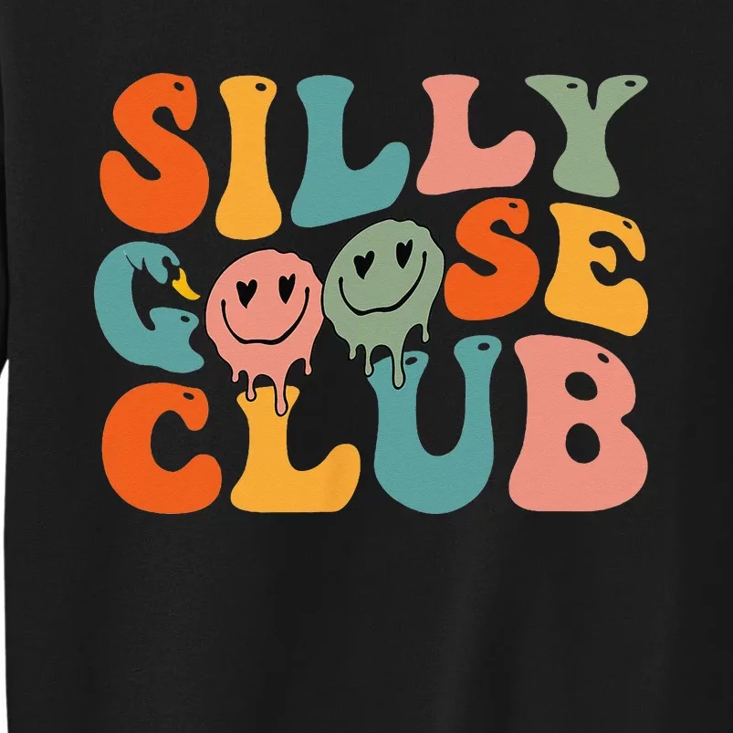 Silly Goose Club Silly Goose Meme Smile Face Trendy Costume Sweatshirt