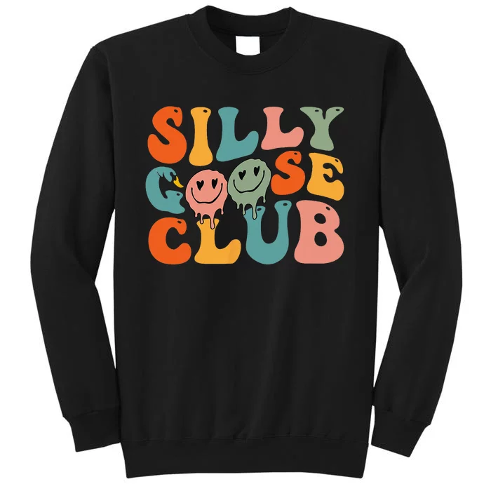 Silly Goose Club Silly Goose Meme Smile Face Trendy Costume Sweatshirt