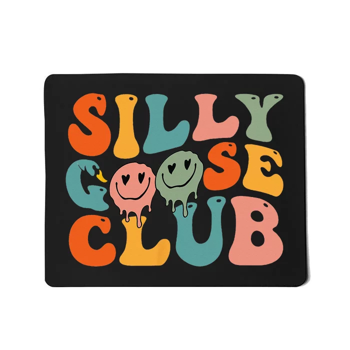 Silly Goose Club Silly Goose Meme Smile Face Trendy Costume Mousepad