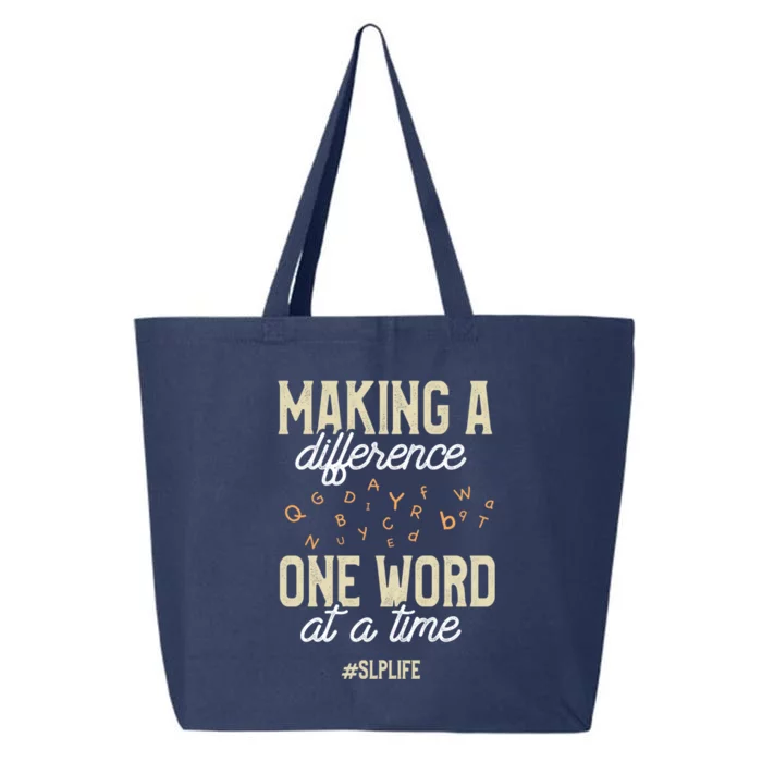 Speech Gift Cute Slp Speech Therapist Gift Cute Gift 25L Jumbo Tote