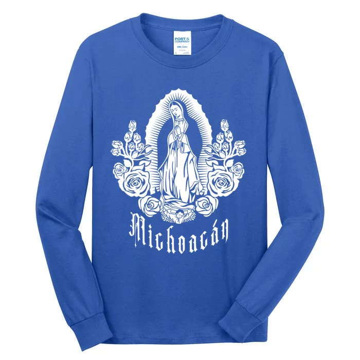 Santa Guadalupe Catholic Saint Of Mexico Americas Michoacan Cool Gift Tall Long Sleeve T-Shirt