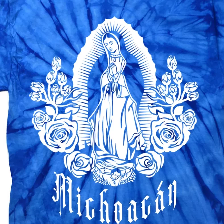 Santa Guadalupe Catholic Saint Of Mexico Americas Michoacan Cool Gift Tie-Dye T-Shirt