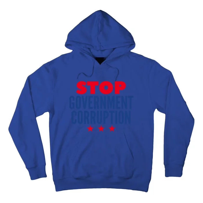 Stop Governt Corruption Gift Tall Hoodie