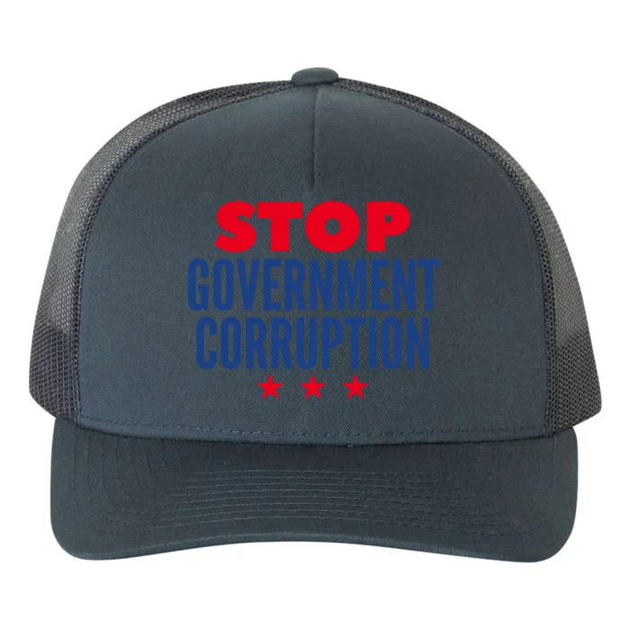 Stop Governt Corruption Gift Yupoong Adult 5-Panel Trucker Hat