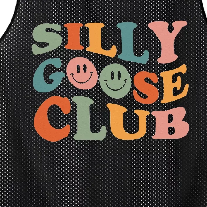 Silly Goose Club Silly Goose Meme Smile Face Trendy Costume Mesh Reversible Basketball Jersey Tank