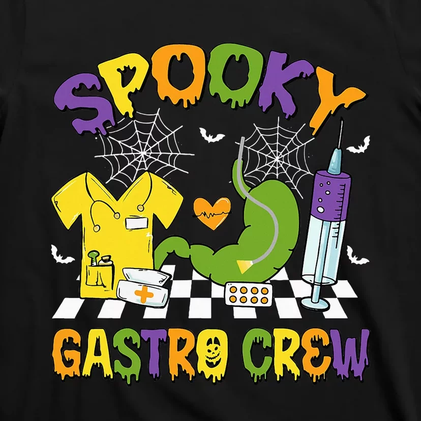 Spooky Gastro Crew Gastro Nurse Halloween Costumes T-Shirt