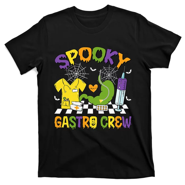 Spooky Gastro Crew Gastro Nurse Halloween Costumes T-Shirt