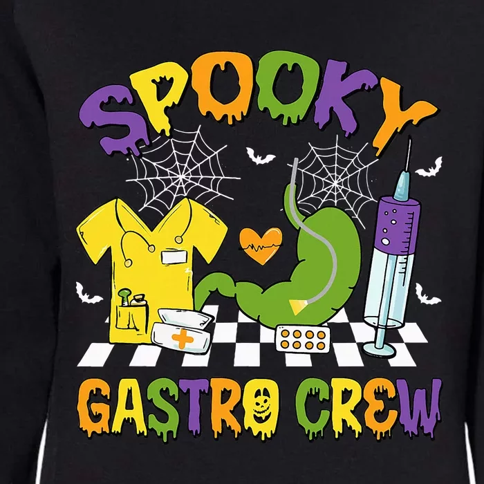 Spooky Gastro Crew Gastro Nurse Halloween Costumes Womens California Wash Sweatshirt