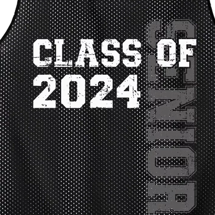 Senior graduation class of 2024 Mesh Reversible Basketball Jersey Tank