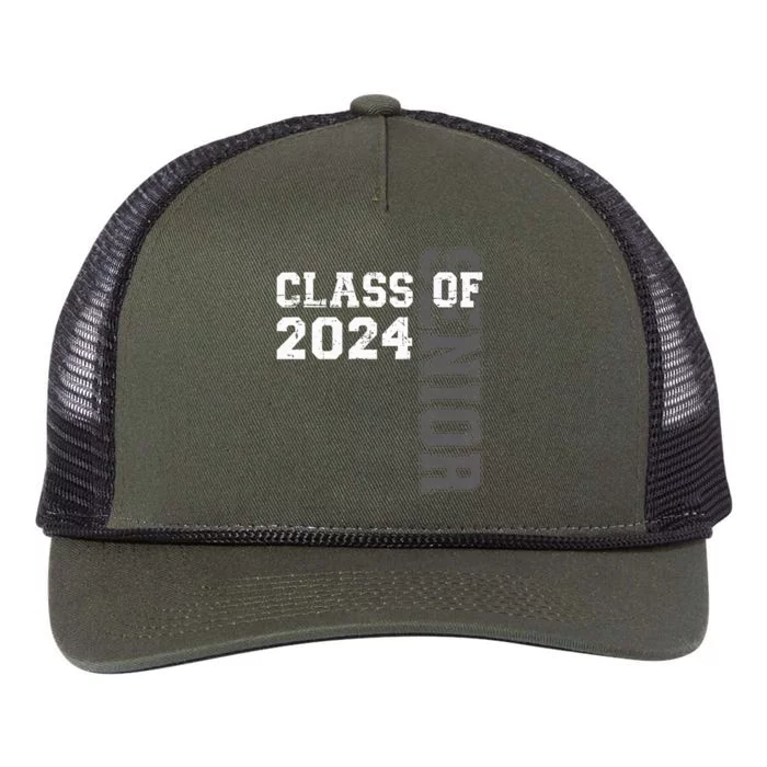 Senior graduation class of 2024 Retro Rope Trucker Hat Cap