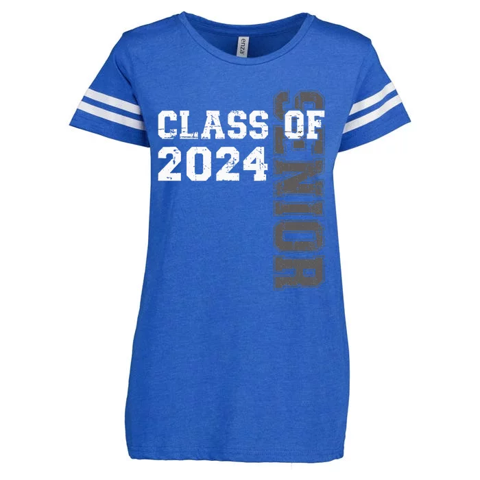 Senior graduation class of 2024 Enza Ladies Jersey Football T-Shirt