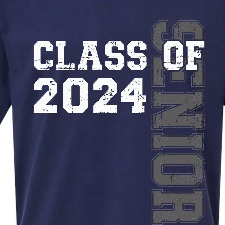 Senior graduation class of 2024 Sueded Cloud Jersey T-Shirt